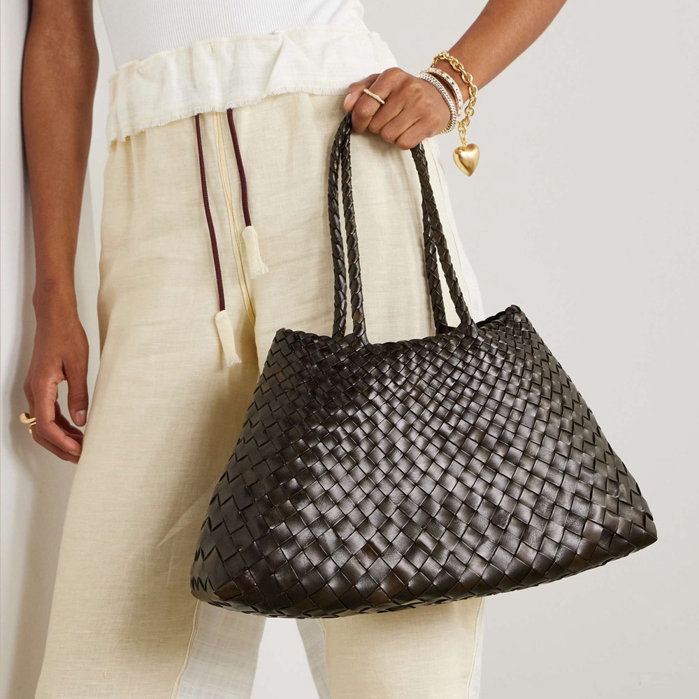 Dragon Diffusion Dark Brown Santa Croce Big Tote - NWT